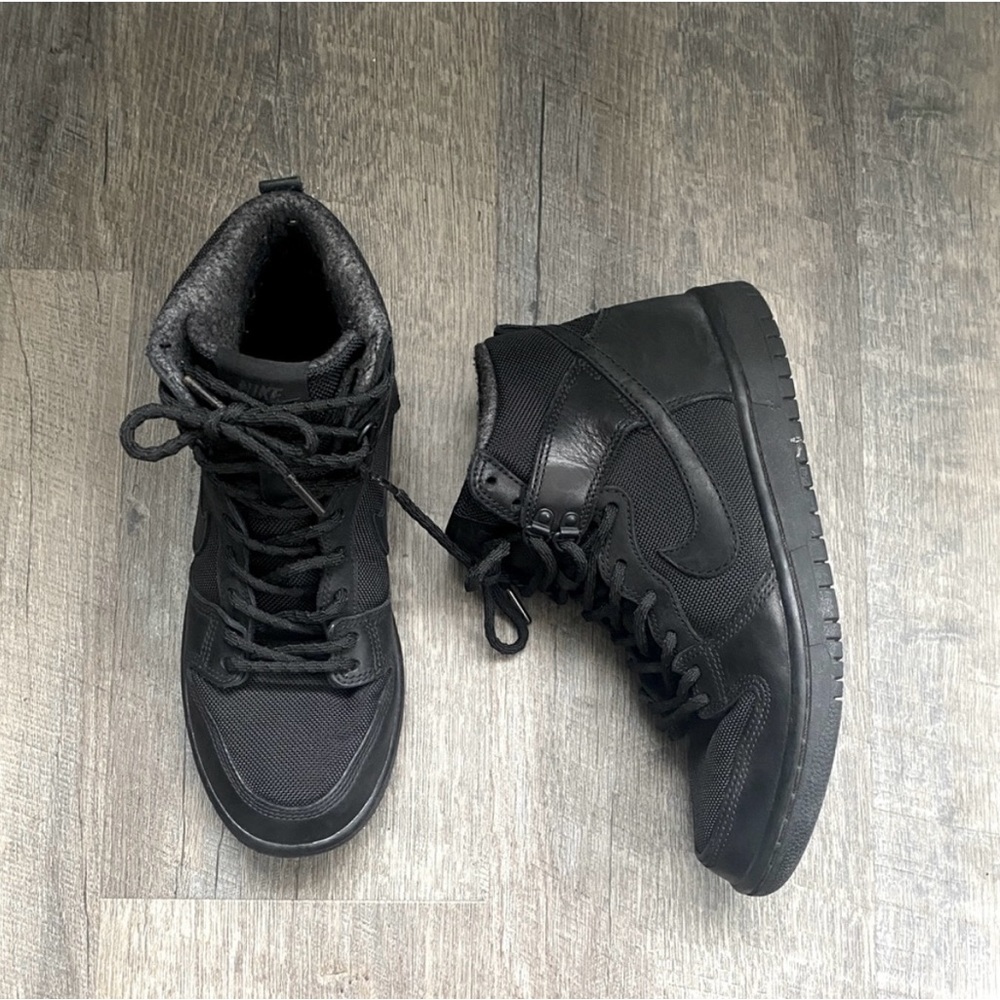 RARE Nike SB Zoom Dunk High Pro BOTA Black (Size 8)